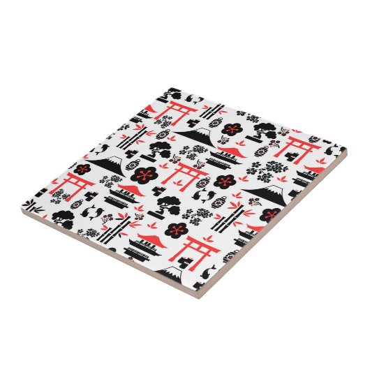 Japanisches Muster Fliese (Seite)