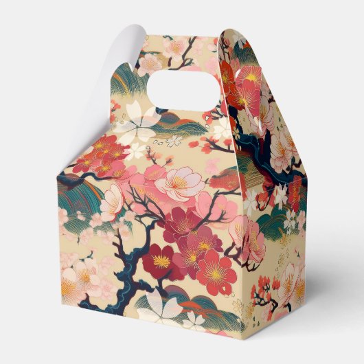 japanisches Muster-Gastgeschenk Geschenkschachtel (Rückseite)