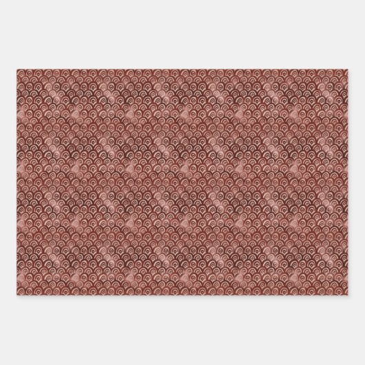 japanisches Muster Geschenkpapier Set (Vorderseite 3)