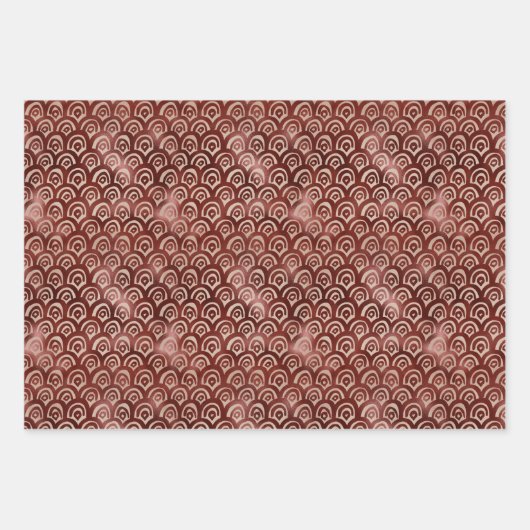 japanisches Muster Geschenkpapier Set (Vorderseite)