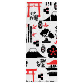 Japanisches Muster Geschenktüte Für Weinflaschen (Rückseite)