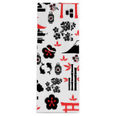 Japanisches Muster Geschenktüte Für Weinflaschen (Vorderseite)