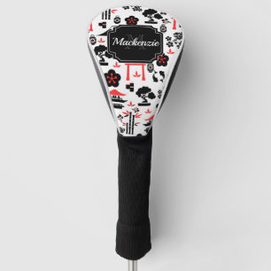 Japanisches Muster Golf Headcover