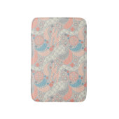 Japanisches Muster. Illustration. Badematte (Vorderseite Vertikal)