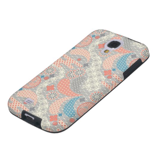 Japanisches Muster. Illustration. Case-Mate Samsung Galaxy Hülle (unten)