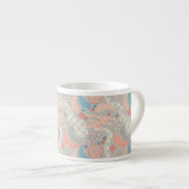 Japanisches Muster. Illustration. Espressotasse (Vorderseite Rechts)