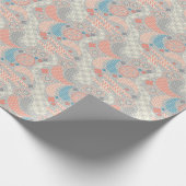 japanisches Muster. Illustration Geschenkpapier (Ecke)