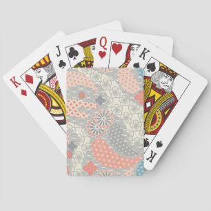 Japanisches Muster. Illustration. Spielkarten