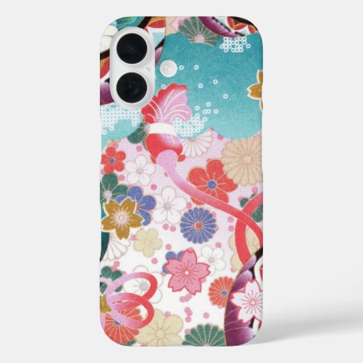 Japanisches Muster iPhone 16 Fall Case-Mate iPhone Hülle (Rückseite)