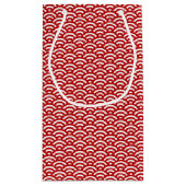 Japanisches Muster Kleine Geschenktüte (Rückseite)