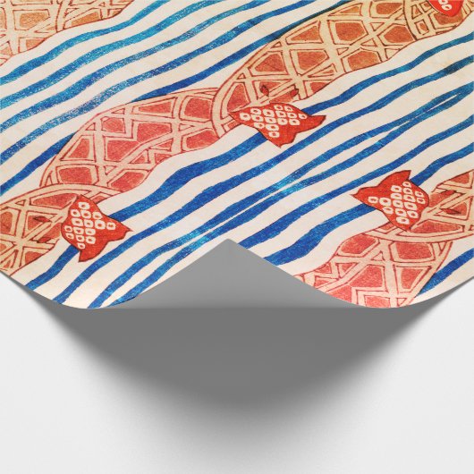 JAPANISCHES MUSTER-PACKPAPIER GESCHENKPAPIER (Ecke)