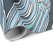 japanisches Muster-Packpapier Geschenkpapier (Rolleneckpunkt)