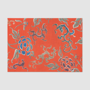 JAPANISCHES MUSTER ROTES Seidenpapier