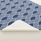 Japanisches Muster Sherpa Blanket Sherpadecke (3/4)