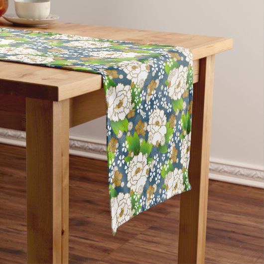 Japanisches Muster TABLE RUNNER Kurzer Tischläufer (Beispiel)