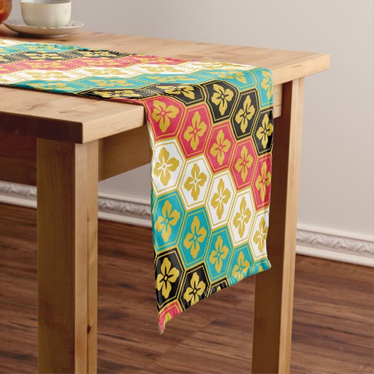 Japanisches Muster TABLE RUNNER Kurzer Tischläufer (Beispiel)