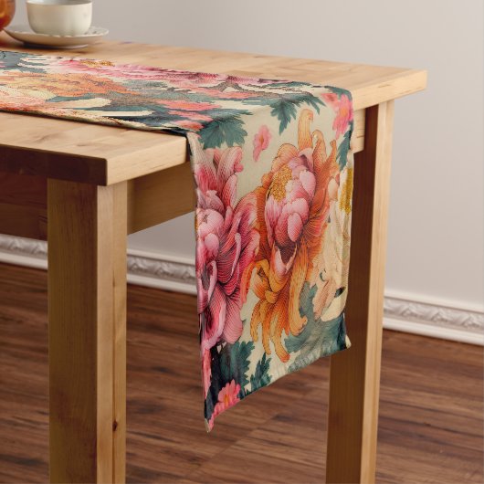 Japanisches Muster TABLE RUNNER Kurzer Tischläufer (Beispiel)