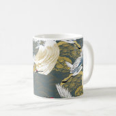 Japanisches Muster. Traditioneller Hintergrund Kaffeetasse (VorderseiteRechts)