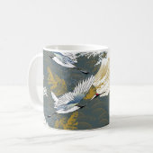 Japanisches Muster. Traditioneller Hintergrund Kaffeetasse (Vorderseite Links)