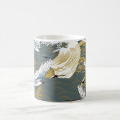 Japanisches Muster. Traditioneller Hintergrund Kaffeetasse (Mittel)