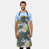 Japanisches Muster. Traditioneller Hintergrund Schürze (Getragen)