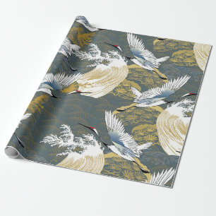 Japanisches Muster. Traditioneller Motivhintergrun Geschenkpapier