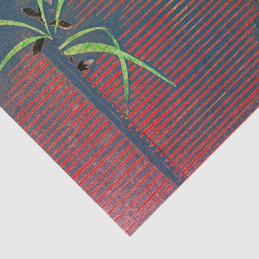 JAPANISCHES MUSTER WOODBLOCK Seidenpapier (Ausschnitt)