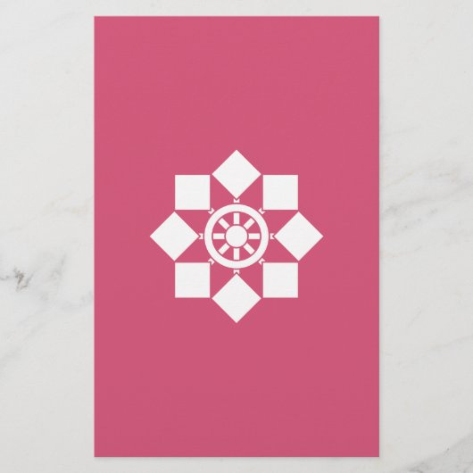 Japanisches Nadelrad Briefpapier (Vorderseite)