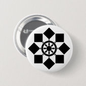 Japanisches Nadelrad Button (Vorne & Hinten)