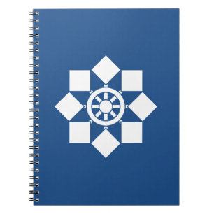 Japanisches Nadelrad Notizblock