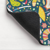 Japanisches Nahtloses Muster Mousepad (Ecke)