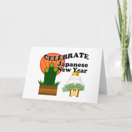 Japanisches Neujahr Feiertagskarte