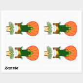 Japanisches Neujahr Rechteckiger Aufkleber (Blatt)