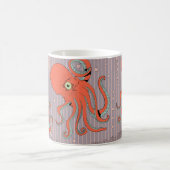Japanisches Oktopus-Muster Kaffeetasse (Mittel)