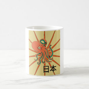 Japanisches Oktopus-Muster Kaffeetasse