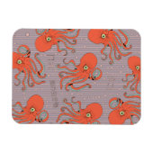 Japanisches Oktopus-Muster Magnet (Horizontal)