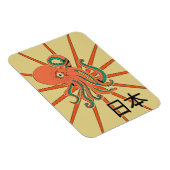 Japanisches Oktopus-Muster Magnet (Rechte Seite)
