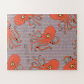 Japanisches Oktopus-Muster Puzzle (Horizontal)
