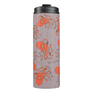 Japanisches Oktopus-Muster Thermosbecher