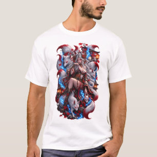 Japanisches Oni-Krieger-Tattoo-T-Shirt   Irezumi D T-Shirt