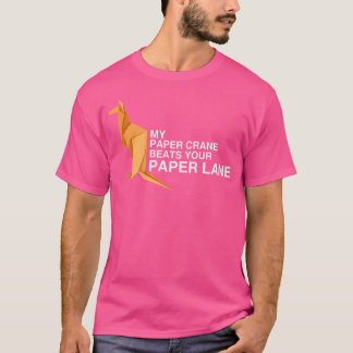 japanisches Origami-Design und farbenfrohe Kirigam T-Shirt