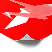 Japanisches Origami Poster (Ecke)