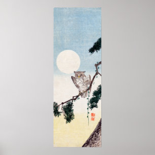 Japanisches Owl Nr. 2 Poster
