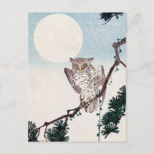 Japanisches Owl Nr. 2 Postkarte
