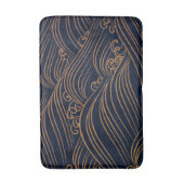 Japanisches Ozean-Wellen-abstraktes Badematte (Vorderseite Vertikal)