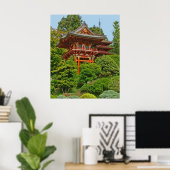 Japanisches Pagode-Foto Poster (Heimbüro)