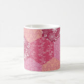 Japanisches Patchwork-Muster-Design Kaffeetasse (Mittel)