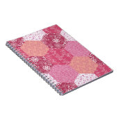Japanisches Patchwork-Muster-Design Notizblock (Rechte Seite)