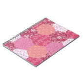 Japanisches Patchwork-Muster-Design Notizblock (Linke Seite)