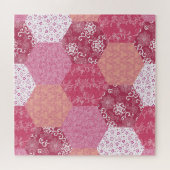 Japanisches Patchwork-Muster-Design Puzzle (Horizontal)